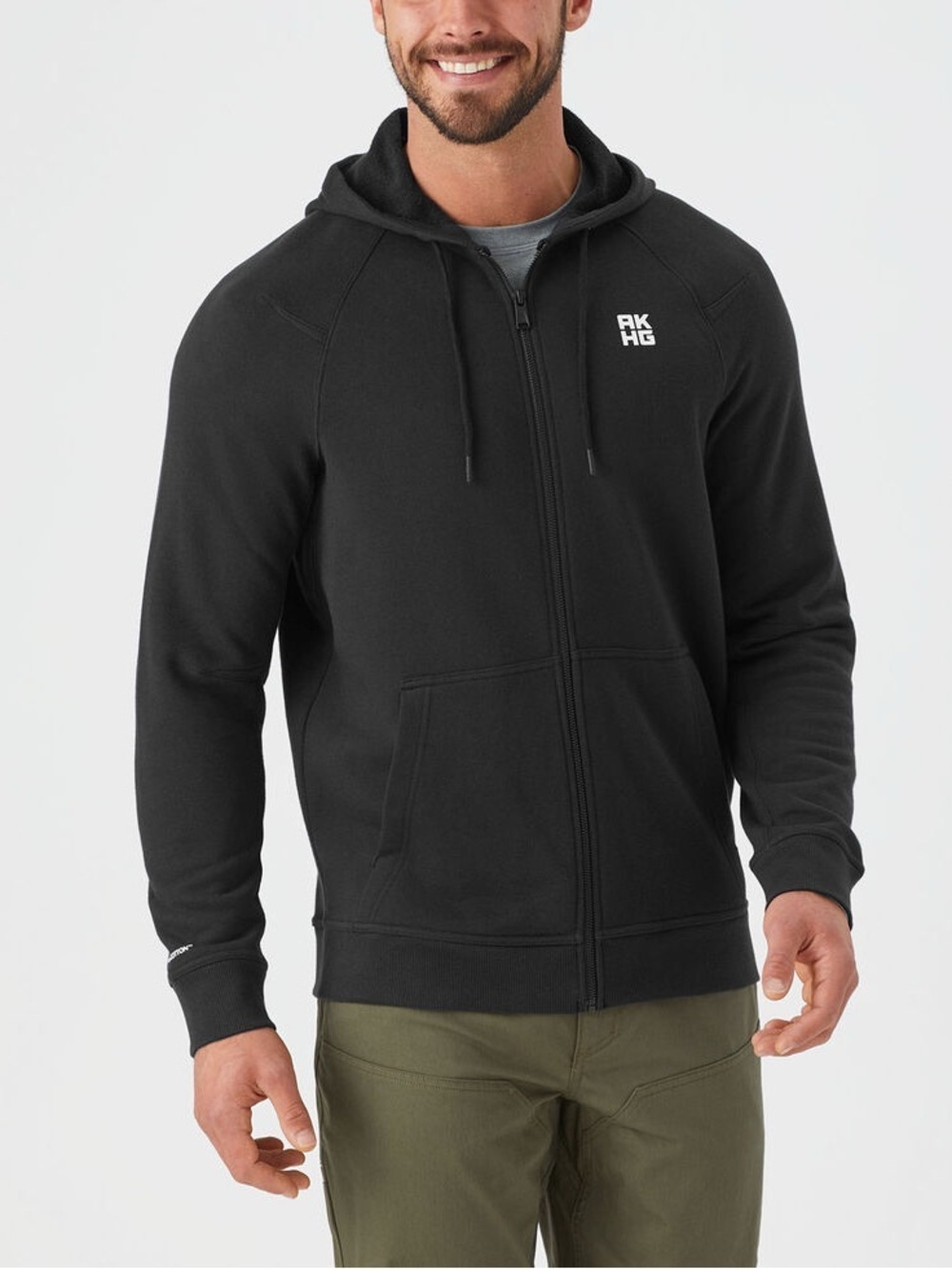 Duluth Trading Co Black Hooded Sweatshirt
